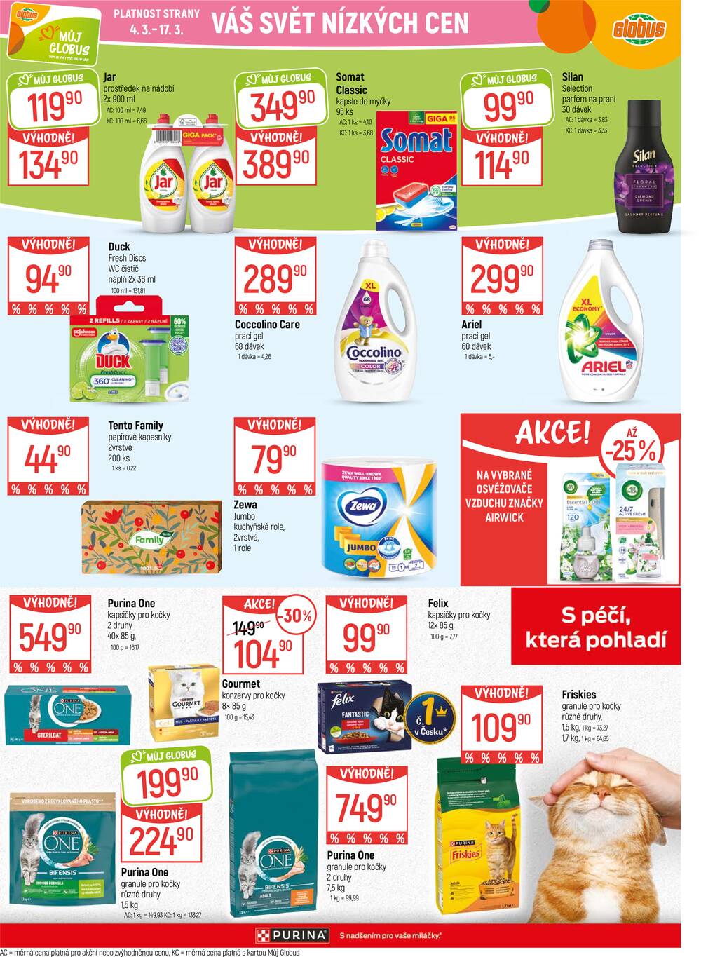 Akční leták Globus 4.3. - 10.3.2026 - Globus Praha - Čakovice