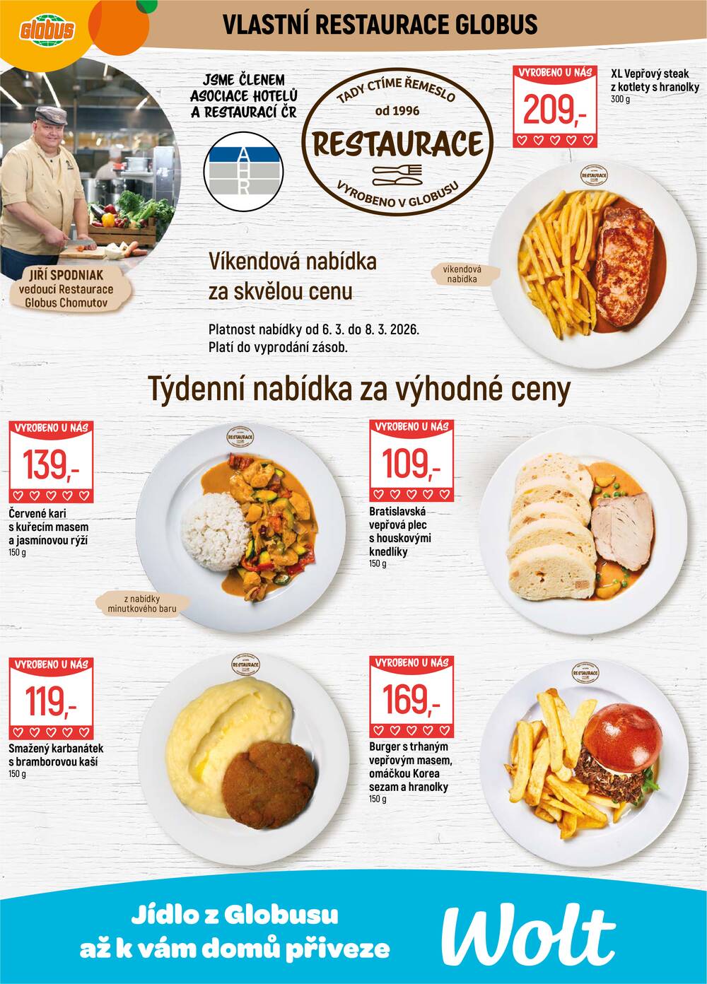 Leták Globus - Akční leták Globus 4.3. - 10.3.2026 - Globus Chomutov - strana 7