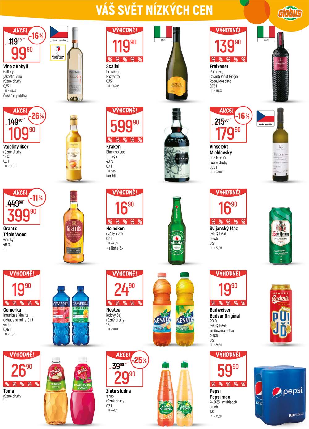 Leták Globus - Akční leták Globus 4.3. - 10.3.2026 - Globus Chomutov - strana 25