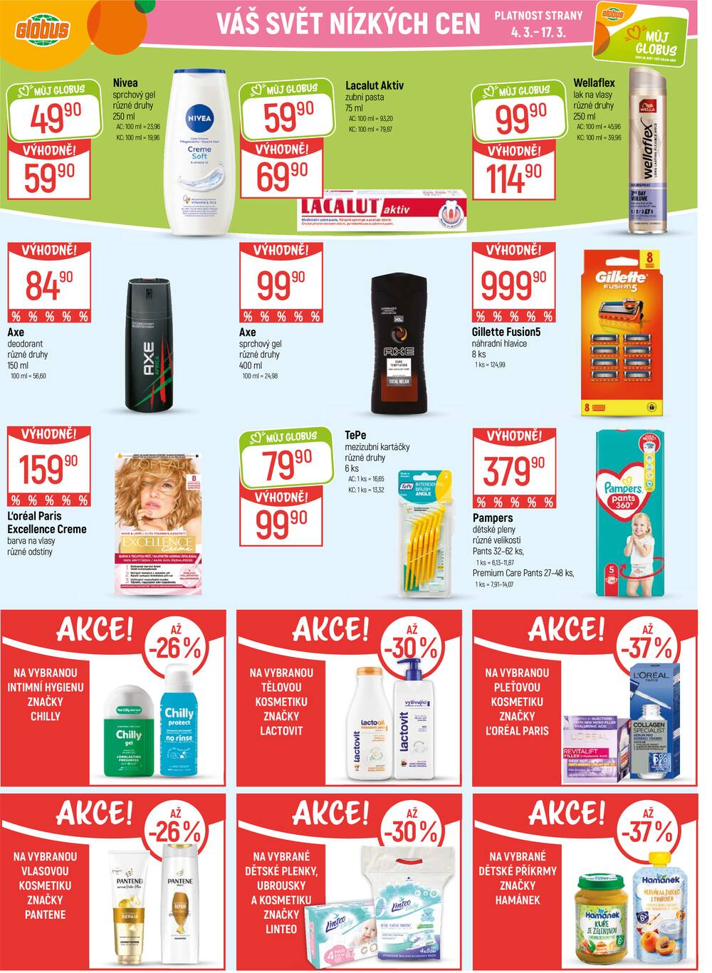Akční leták Globus 4.3. - 10.3.2026 - Globus Olomouc