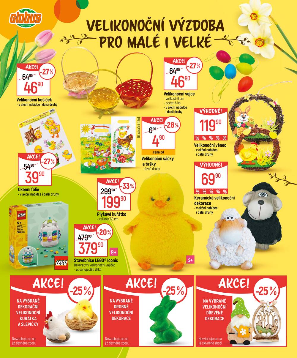 Akční leták Globus 4.3. - 5.4.2026 - Globus Pardubice