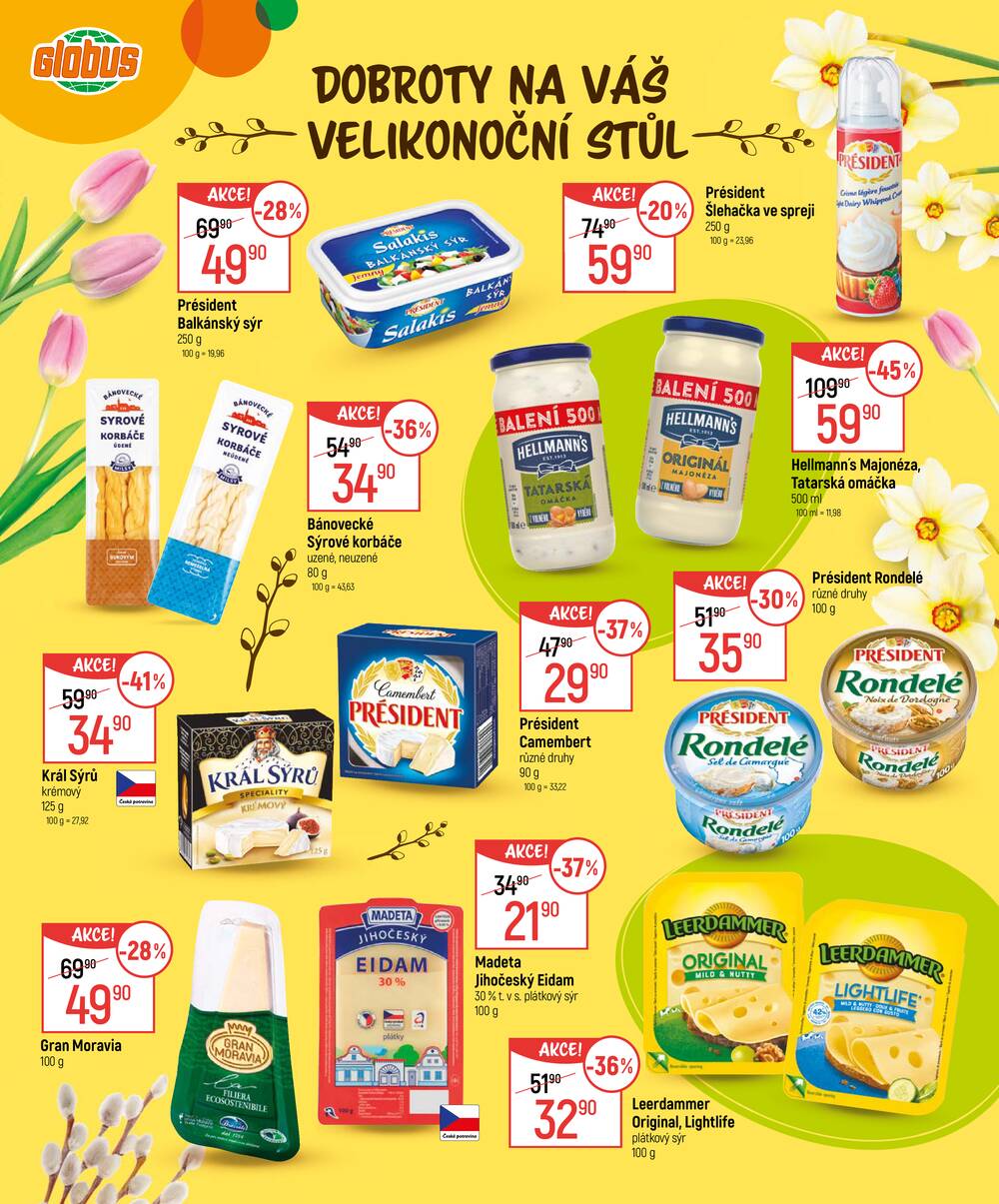 Akční leták Globus 4.3. - 5.4.2026 - Globus Pardubice