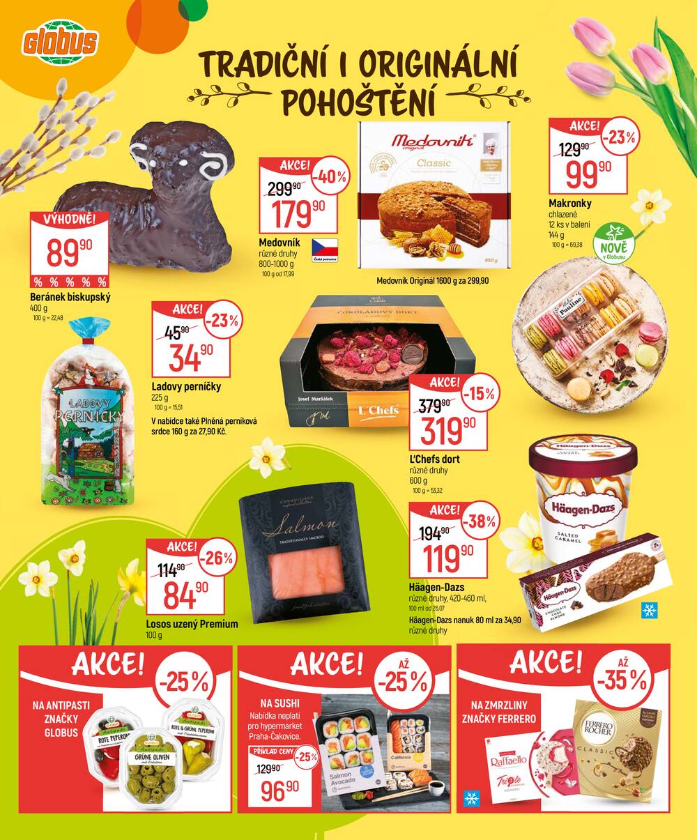 Akční leták Globus 4.3. - 5.4.2026 - Globus Pardubice