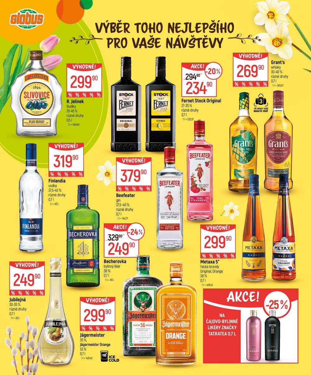 Akční leták Globus 4.3. - 5.4.2026 - Globus Pardubice