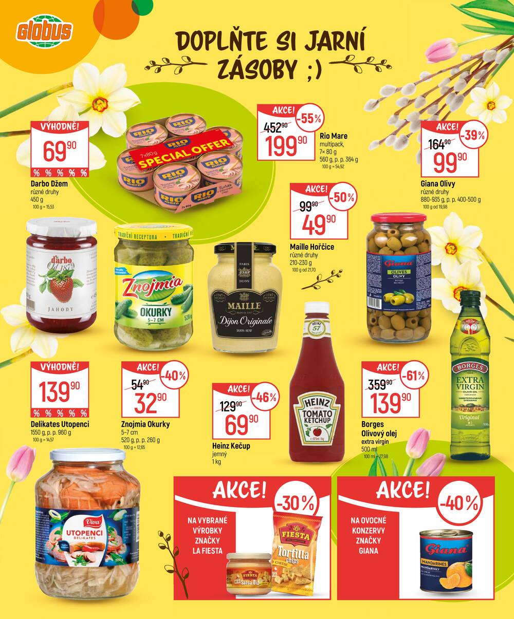 Akční leták Globus 4.3. - 5.4.2026 - Globus Chotíkov u Plzně