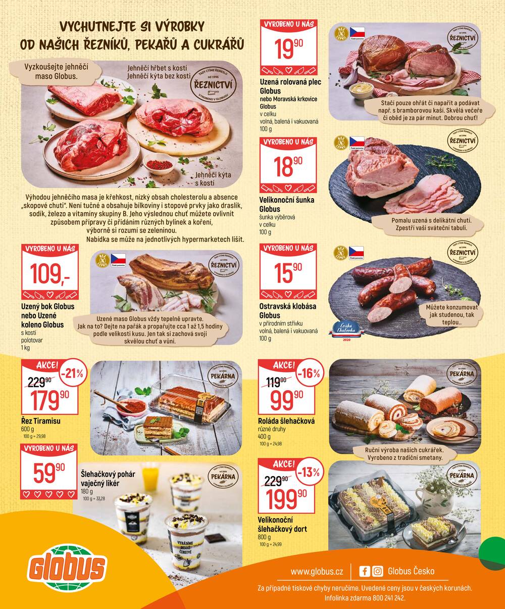 Leták Globus - Akční leták Globus 4.3. - 5.4.2026 - Globus Chotíkov u Plzně - strana 32