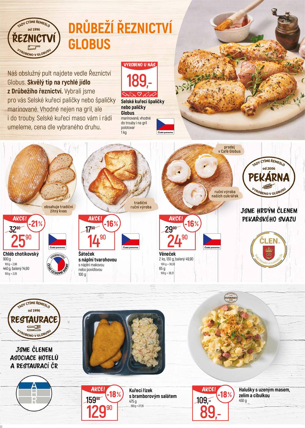 Akční leták Globus 4.3. - 10.3.2026 - Globus Chotíkov u Plzně