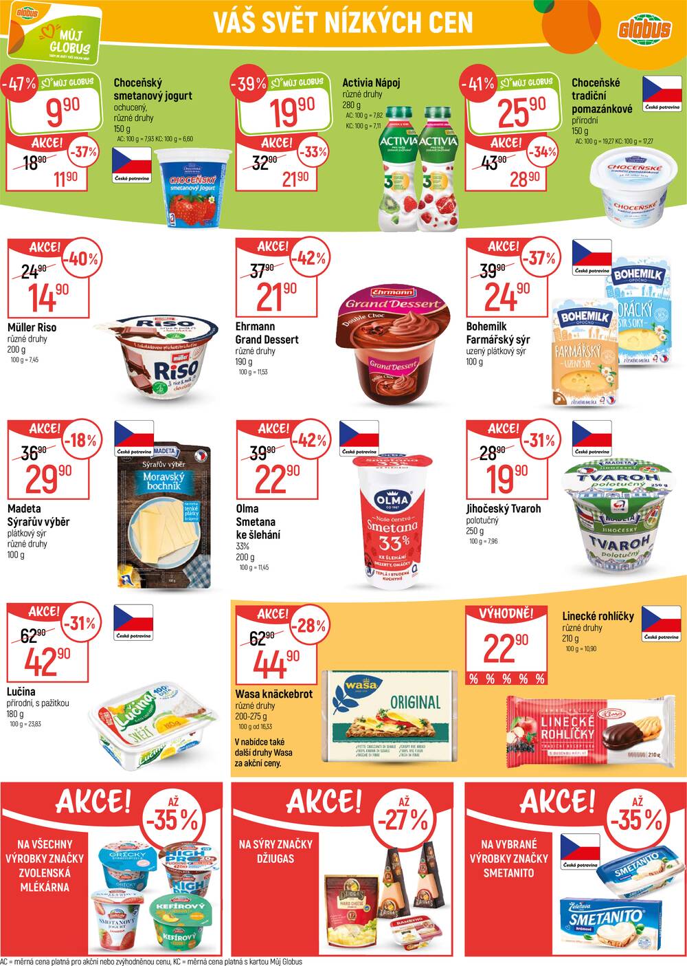 Akční leták Globus 4.3. - 10.3.2026 - Globus Chotíkov u Plzně