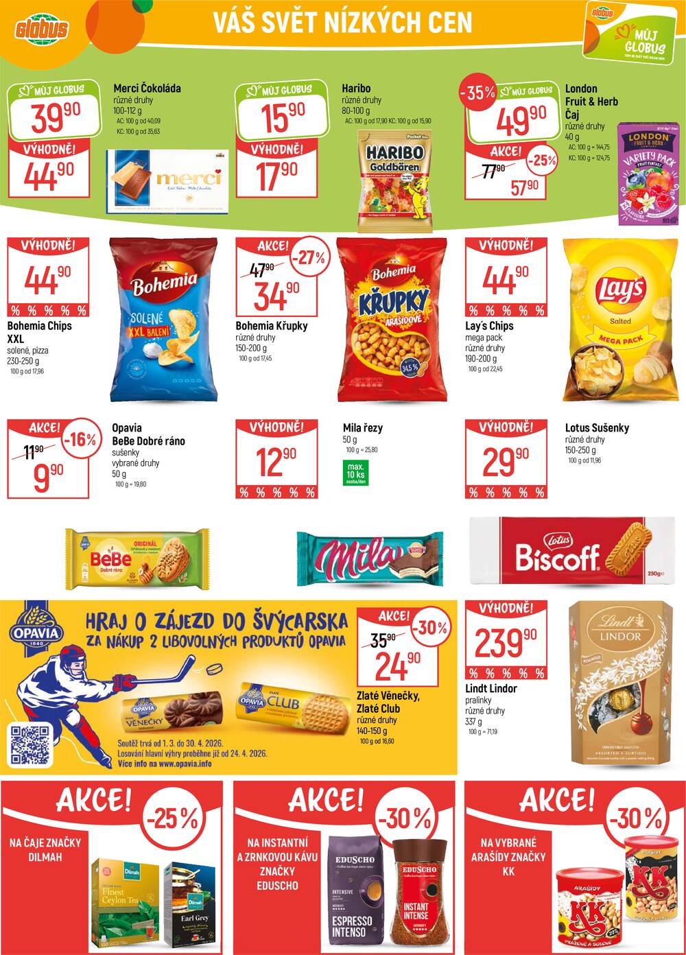 Akční leták Globus 4.3. - 10.3.2026 - Globus Chotíkov u Plzně