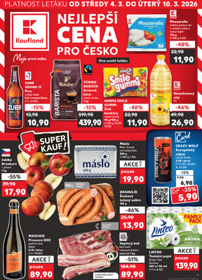 Leták Kaufland 4.3. - 10.3. - Kaufland - Uherské Hradiště