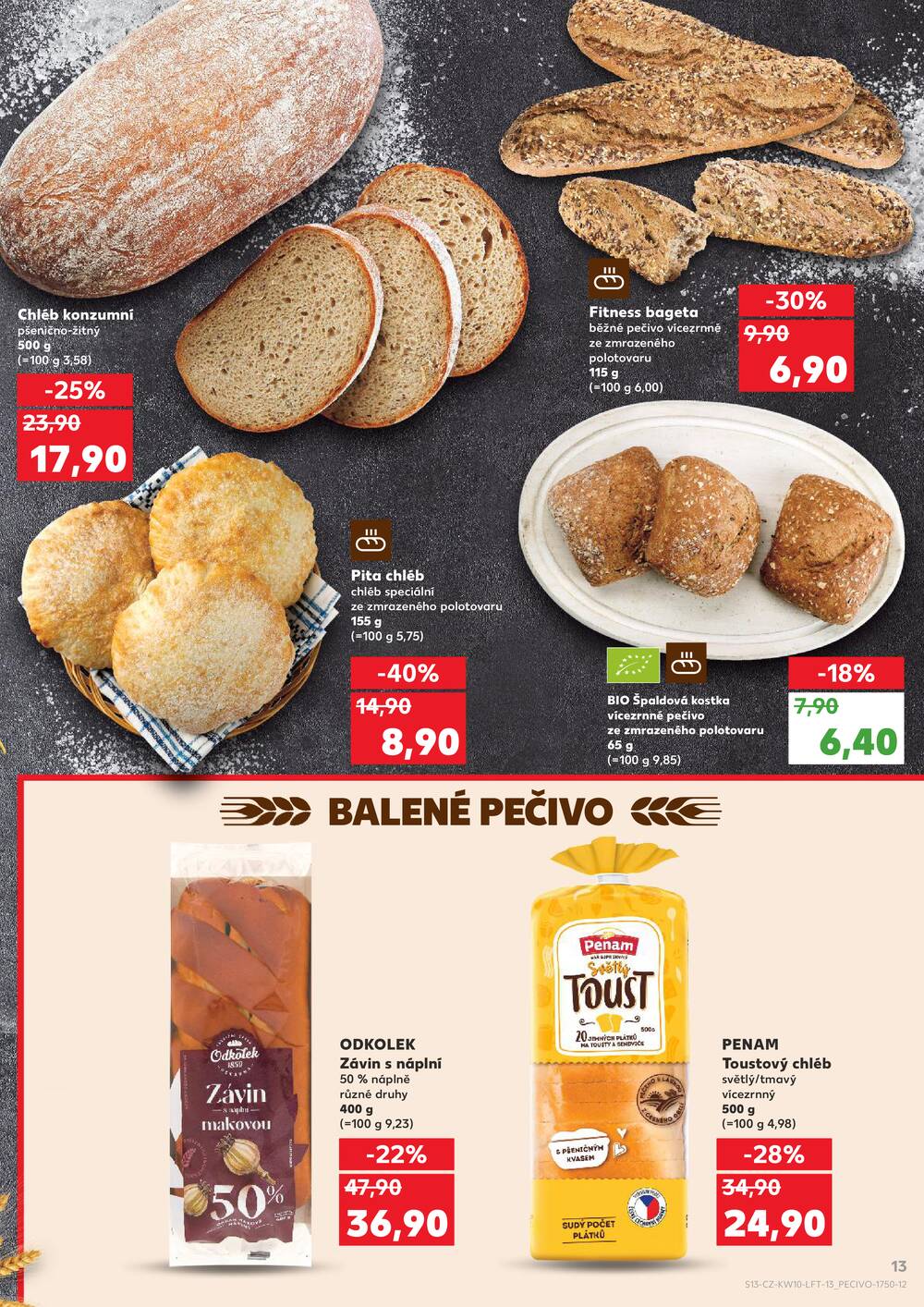 Leták Kaufland - Kaufland 4.3. - 10.3. - Kaufland - Velké Meziříčí - strana 13