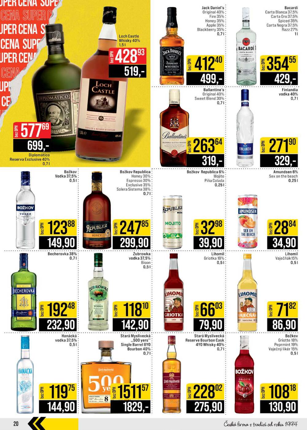 JIP Cash & Carry Brno, Praha, Ostrava, Jilemnice, Pardubice, Ostrava, Karlovy Vary, Olomouc a Zlín od 4.3. do 10.3.2026