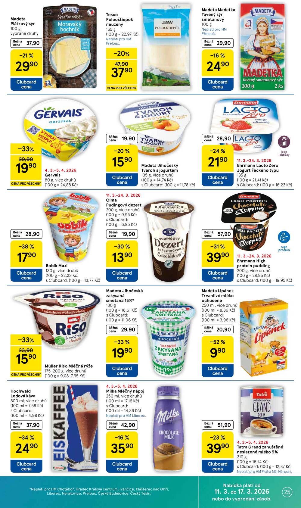 Tesco malé hypermarkety od 11.3. do 17.3.2026