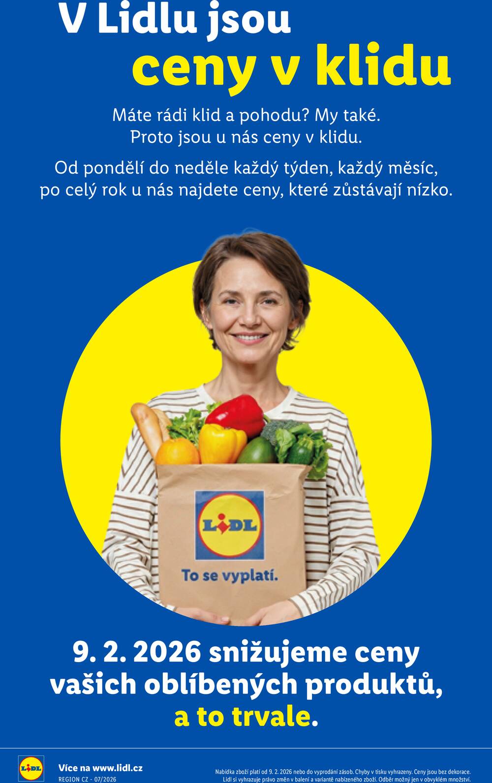 Lidl Ceny v klidu od 9.2. 