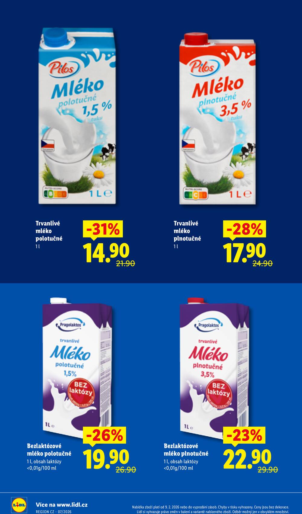 Lidl Ceny v klidu od 9.2. 