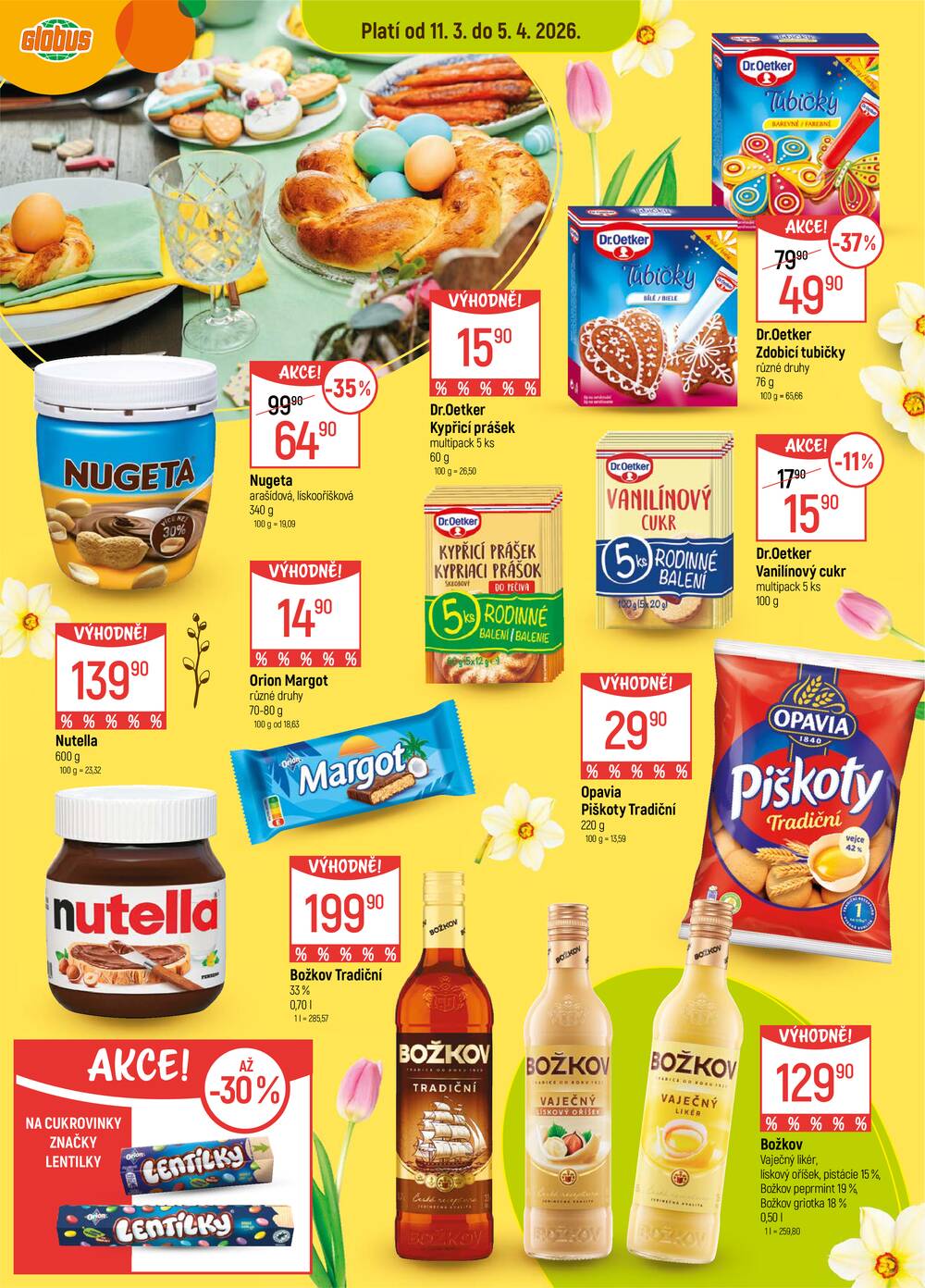 Leták Globus - Akční leták Globus 11.3. - 17.3.2026 - Globus Praha - Centrum Černý Most - strana 14