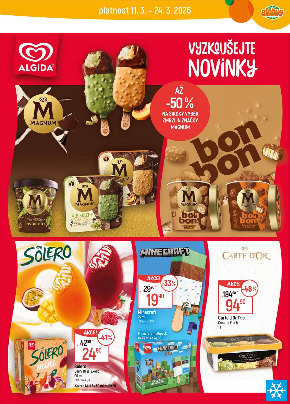 Akční leták Globus 11.3. - 17.3.2026 - Globus Jenišov u Karlových Varů