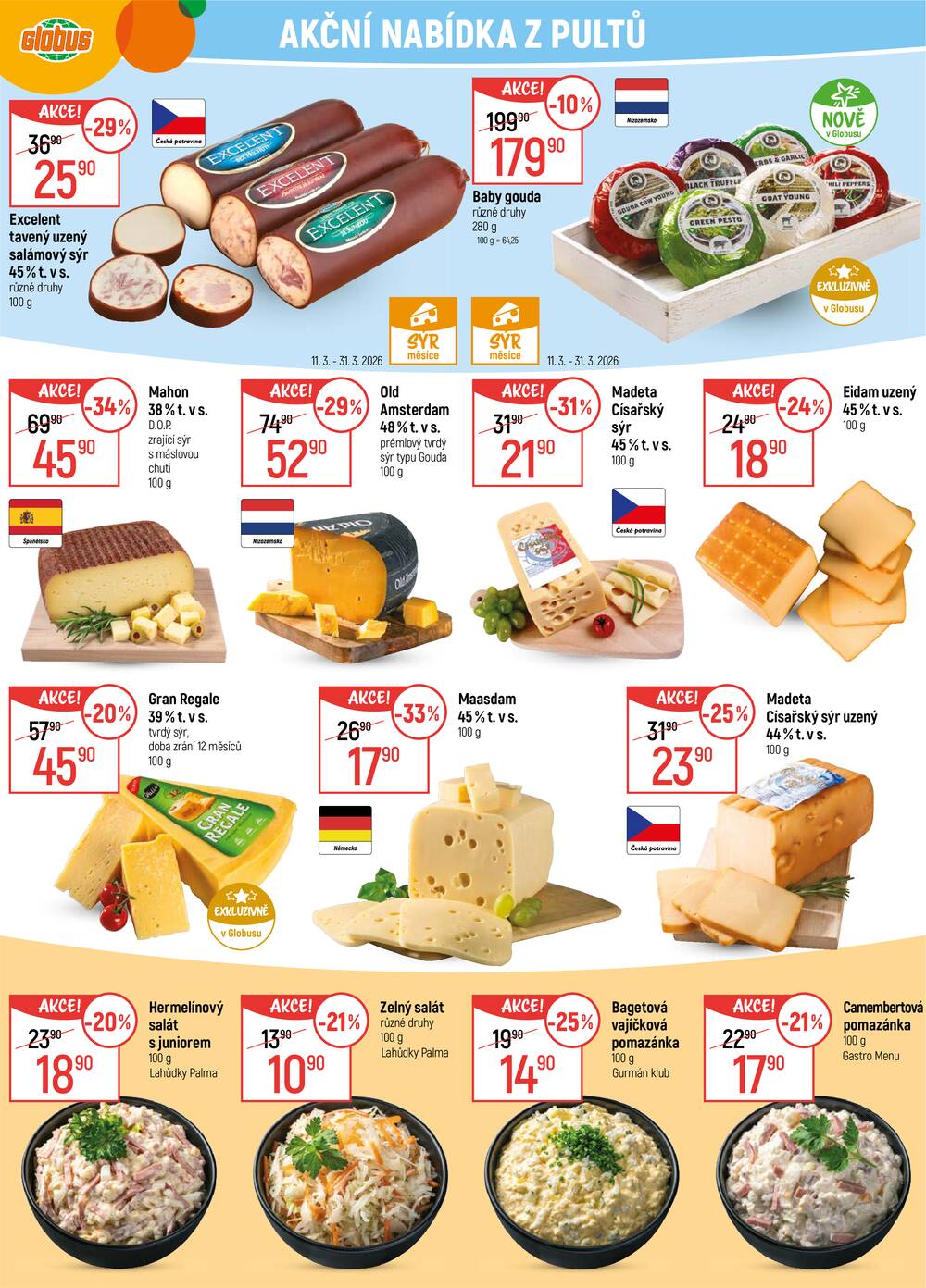 Akční leták Globus 11.3. - 17.3.2026 - Globus Opava