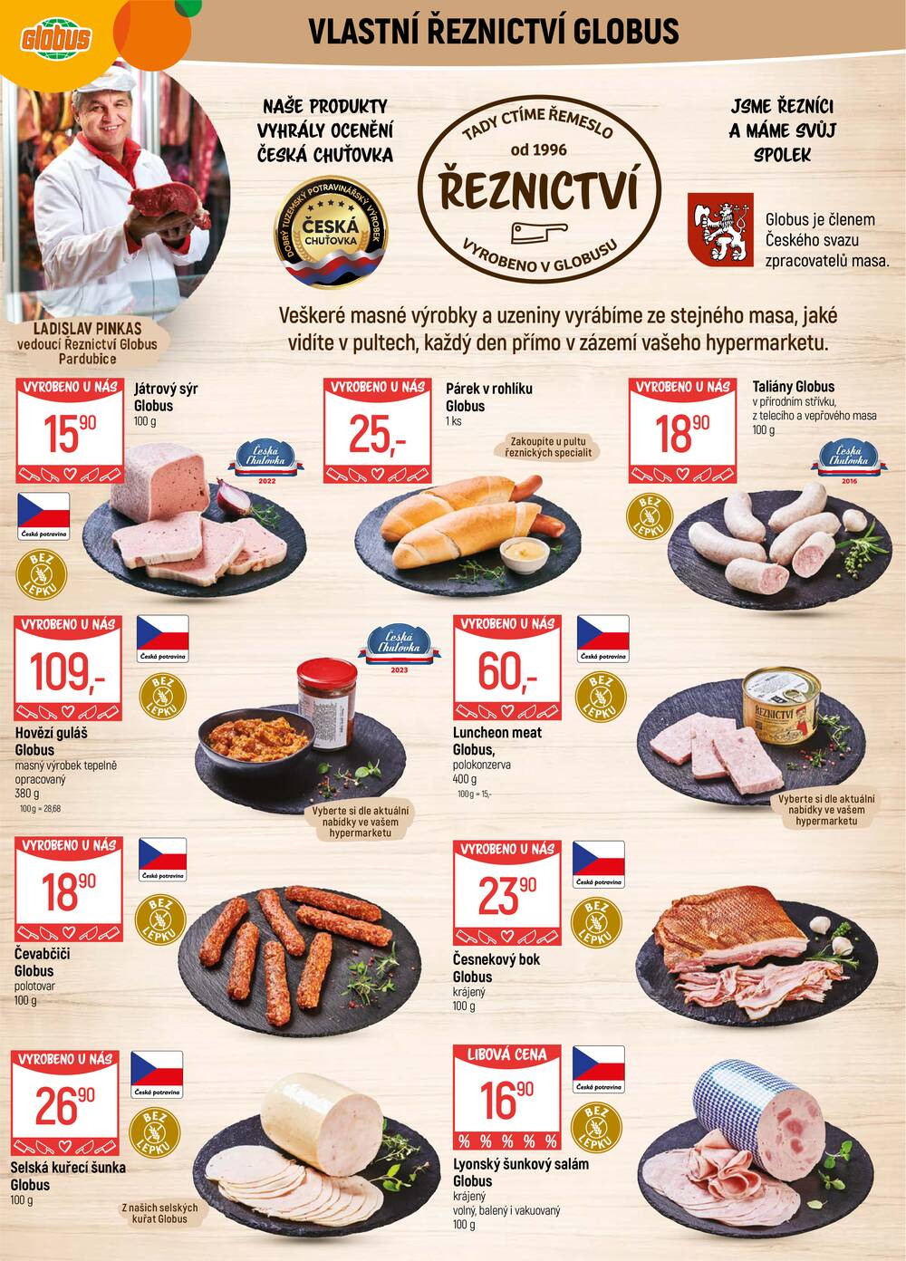 Leták Globus - Akční leták Globus 11.3. - 17.3.2026 - Globus Pardubice - strana 6