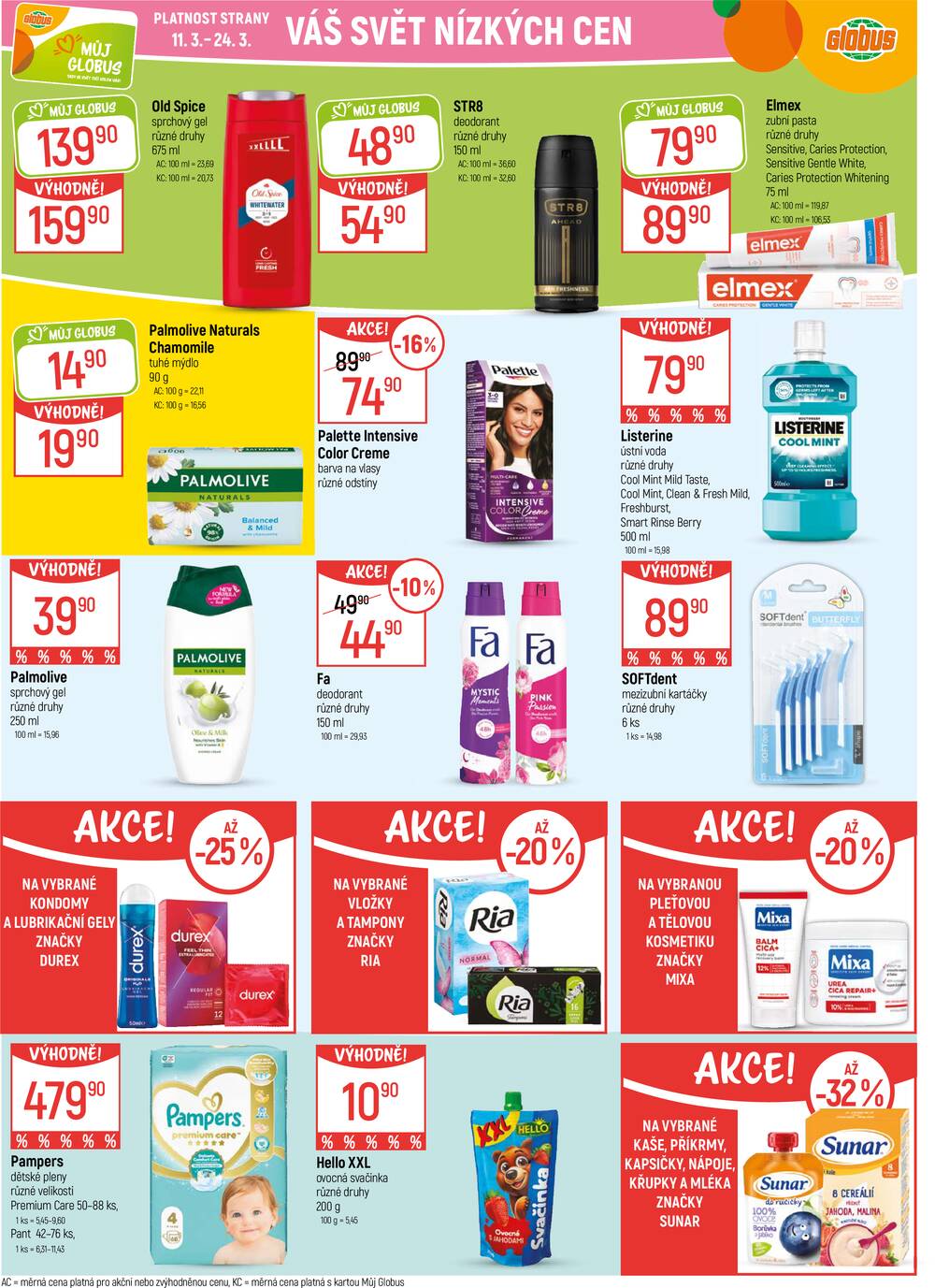 Akční leták Globus 11.3. - 17.3.2026 - Globus Praha - Štěrboholy