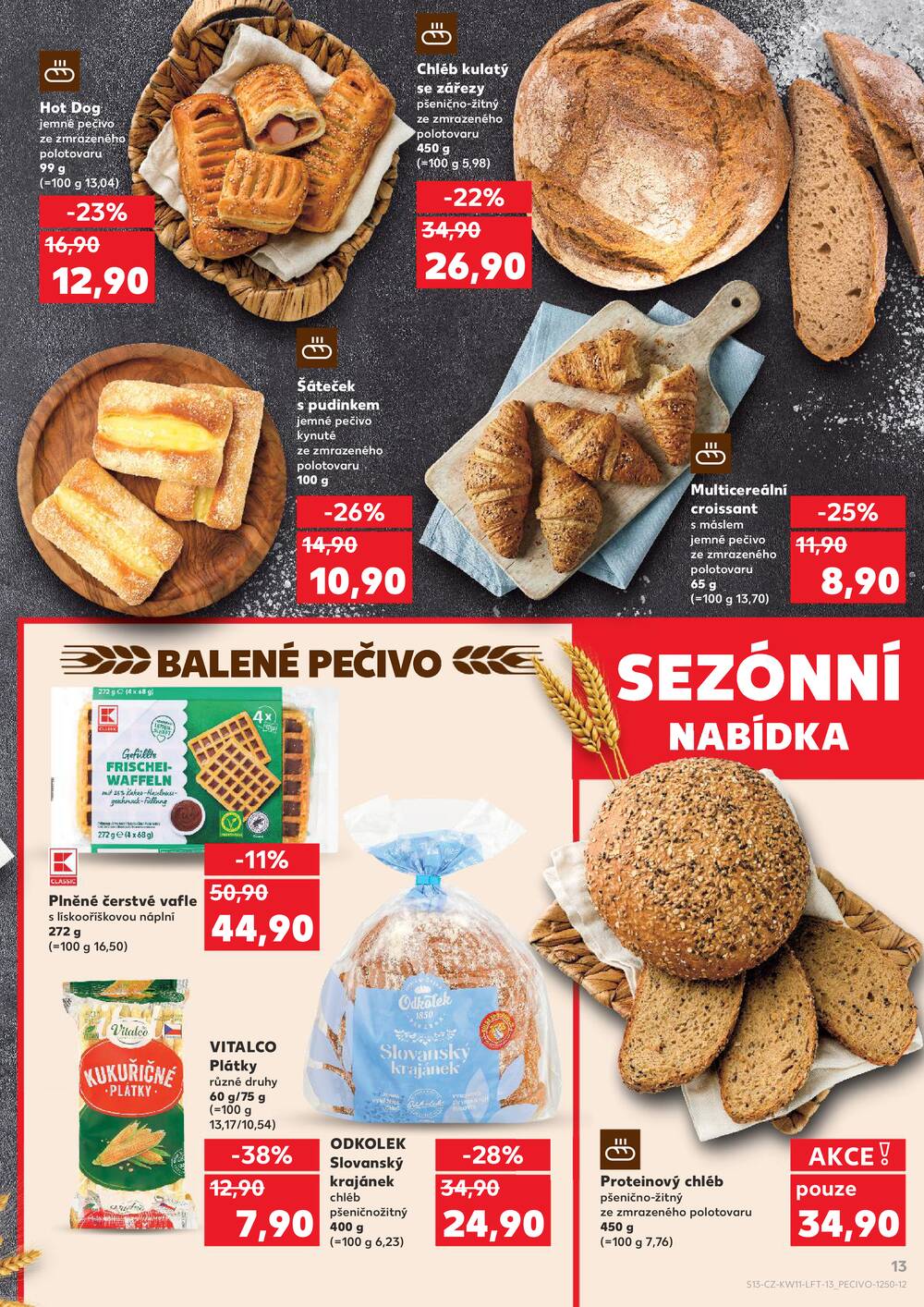 Kaufland 11.3. - 17.3. - Kaufland - Praha 3 (Jarov)