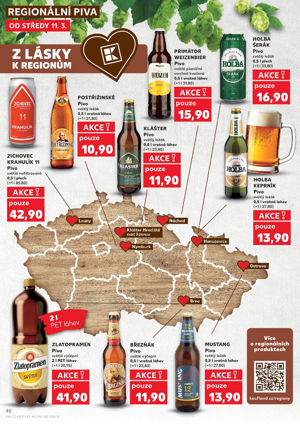 Kaufland 11.3. - 17.3. - Kaufland - Praha 12 (Modřany)