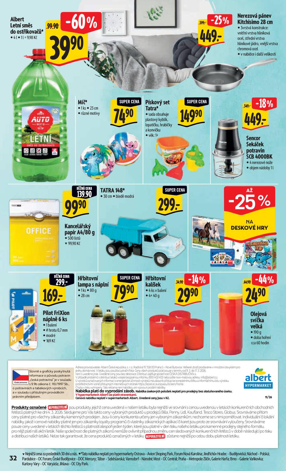 Leták Albert - Albert Hypermarket Jihomoravský od 11.3. do 17.3.2026 - strana 40 Leták Albert - Albert Hypermarket Jihomoravský od 11.3. do 17.3.2026 - strana 40