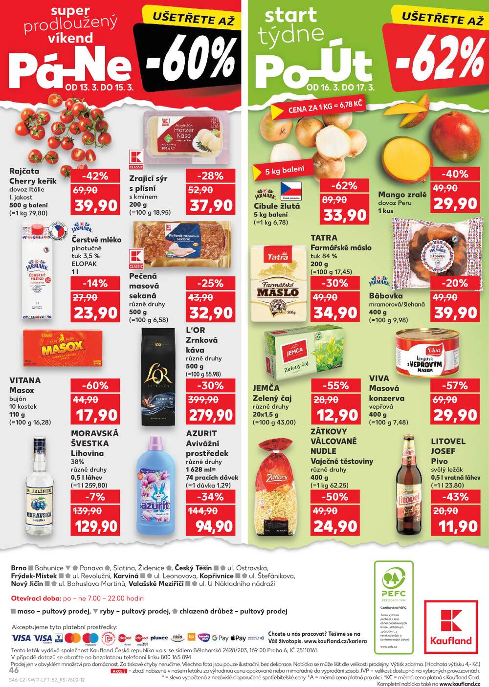 Kaufland 11.3. - 17.3. - Kaufland - Brno - Židenice