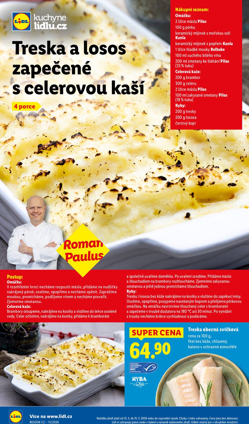 Lidl Čtvrtek od 12.3. do 15.3.2026