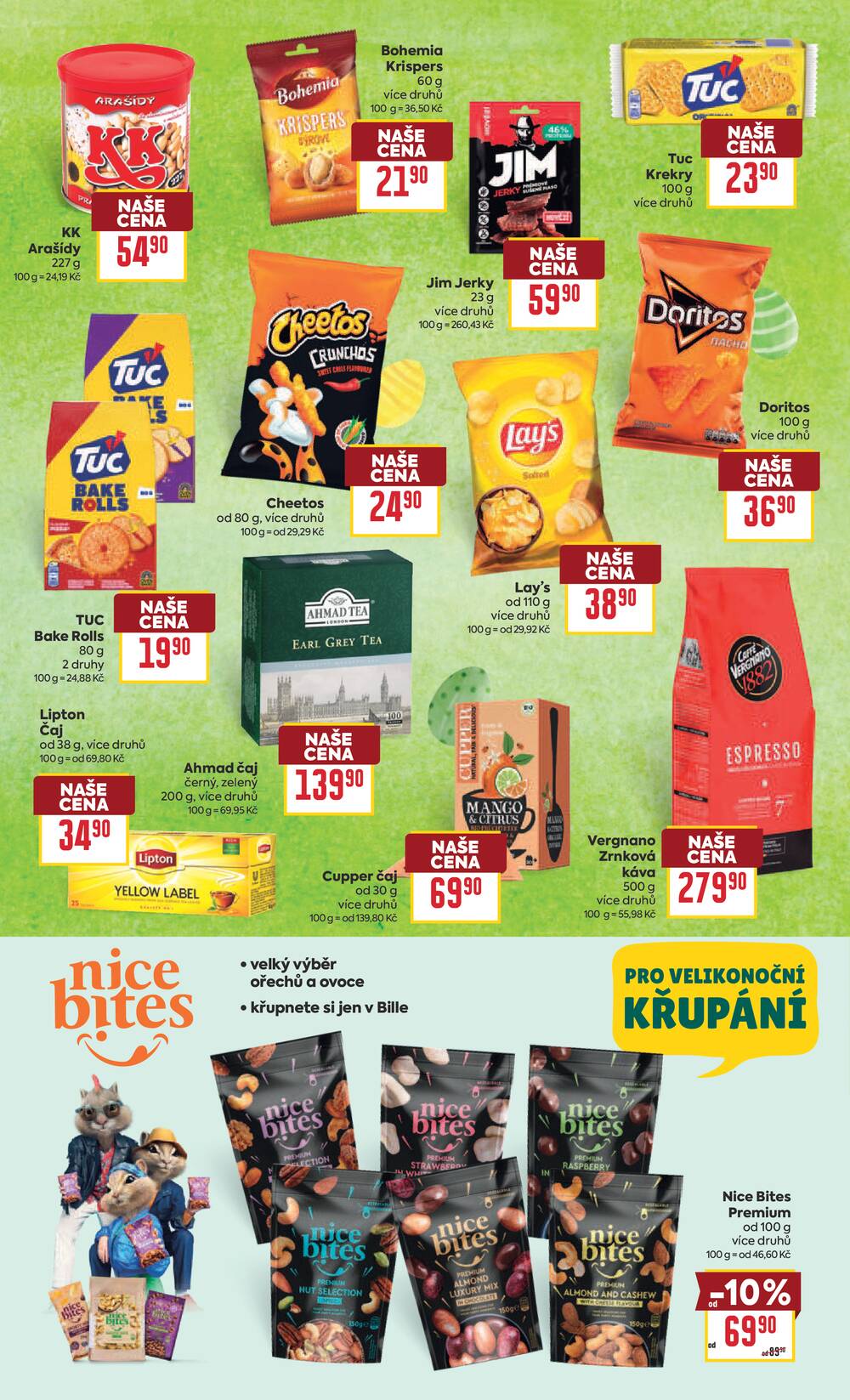 BILLA Velikonoce od 18.3. do 6.4.2026