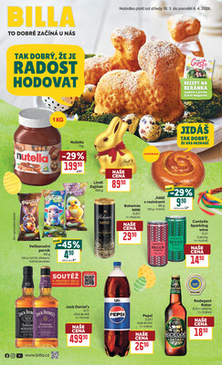 Leták BILLA Velikonoce od 18.3. do 6.4.2026