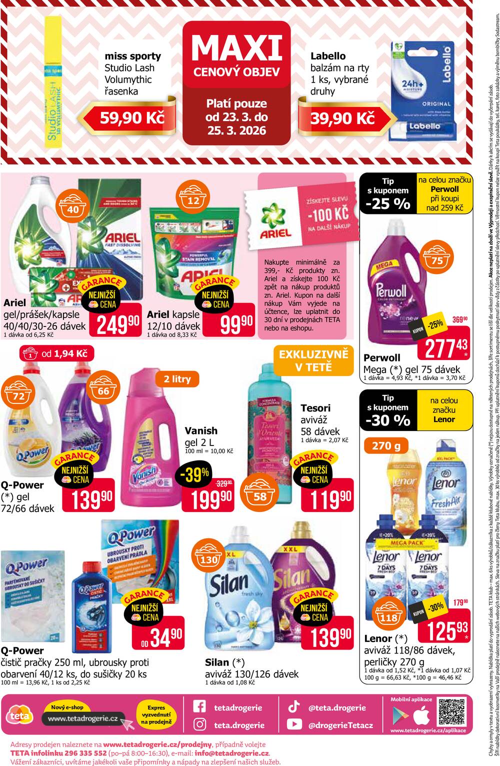 Teta drogerie  od 12.3. do 24.3.2026