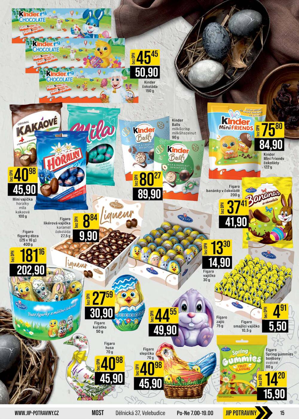 JIP Cash & Carry Brno, Praha, Ostrava, Jilemnice, Pardubice, Ostrava, Karlovy Vary, Olomouc a Zlín od 11.3. do 17.3.2026