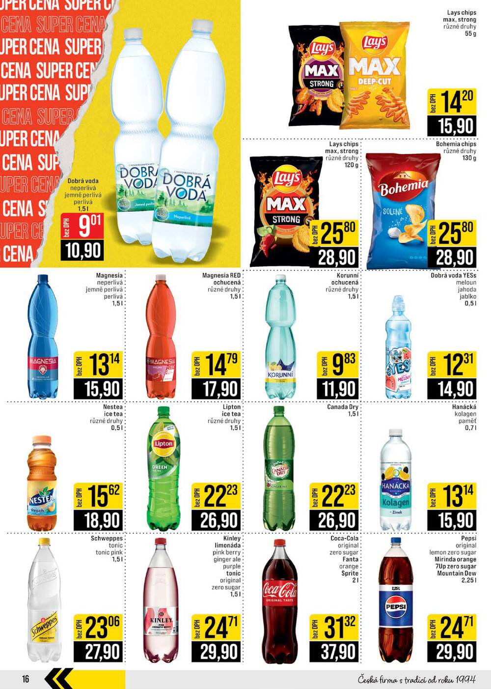 JIP Cash & Carry Brno, Praha, Ostrava, Jilemnice, Pardubice, Ostrava, Karlovy Vary, Olomouc a Zlín od 11.3. do 17.3.2026