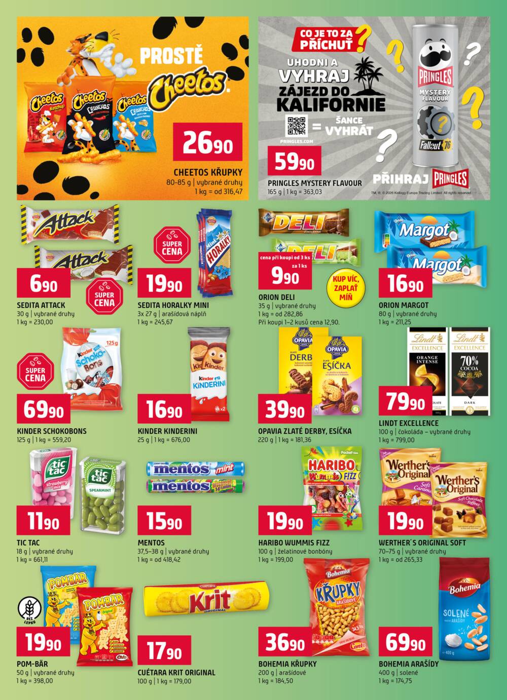 Leták Terno - Terno České Budějovice, Hradec Králové, Olomouc, Třeboň, Trhové Sviny, Týn nad Vltavou, Borovany, Bechyně 18.3. - 24.3. - strana 8