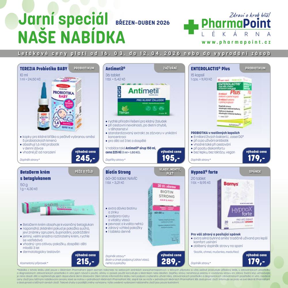 Leták PharmaPoint  - Pharma Point JARO od 16.3. do 12.4.2026 - strana 3