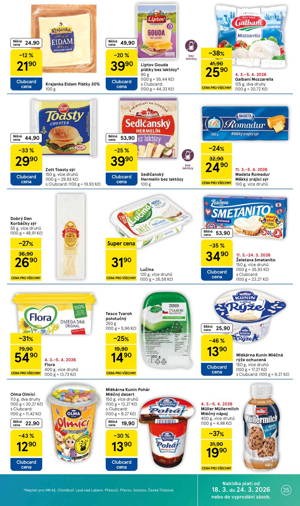 Tesco malé hypermarkety od 18.3. do 24.3.2026