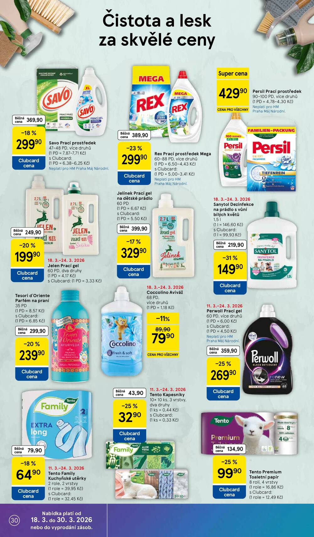 Tesco malé hypermarkety od 18.3. do 24.3.2026