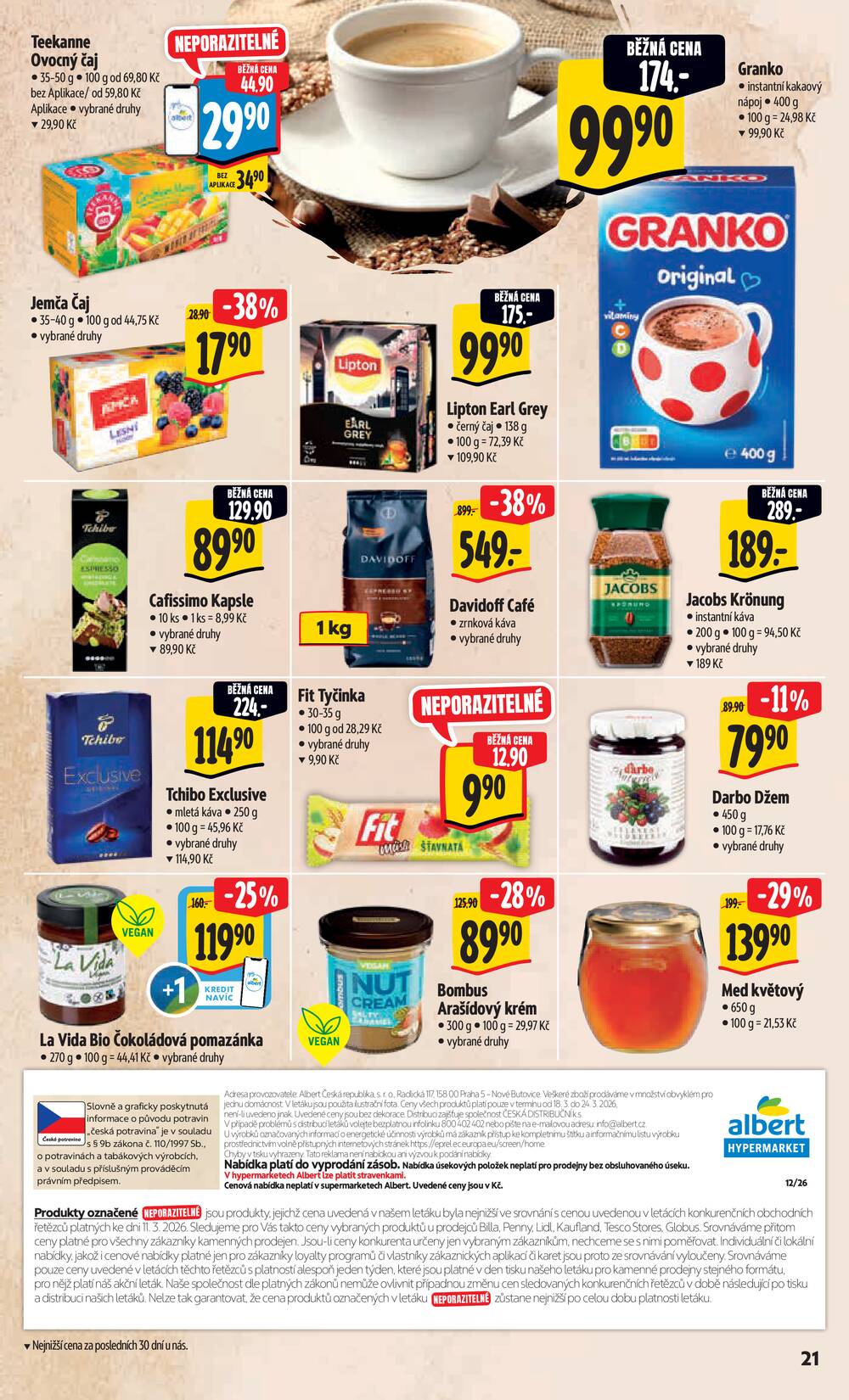 Albert  Hypermarket od 18.3. do 24.3.2026