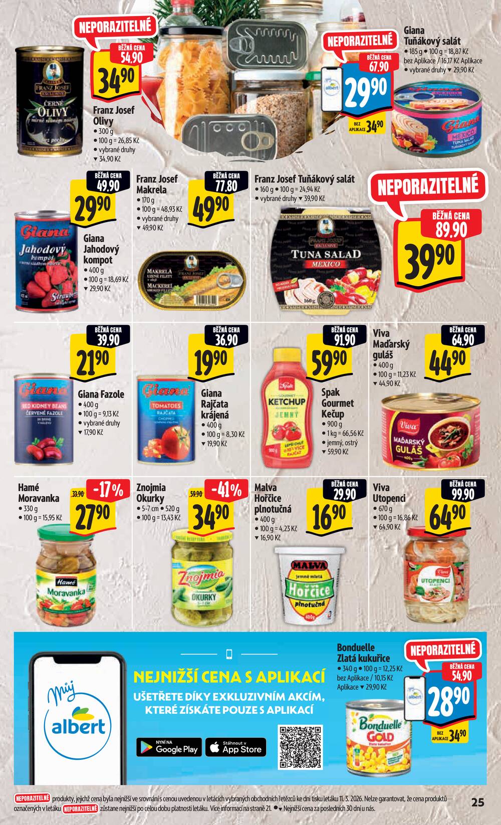 Leták Albert - Albert Hypermarket Jihomoravský od 18.3. do 24.3.2026 - strana 33 Leták Albert - Albert Hypermarket Jihomoravský od 18.3. do 24.3.2026 - strana 33