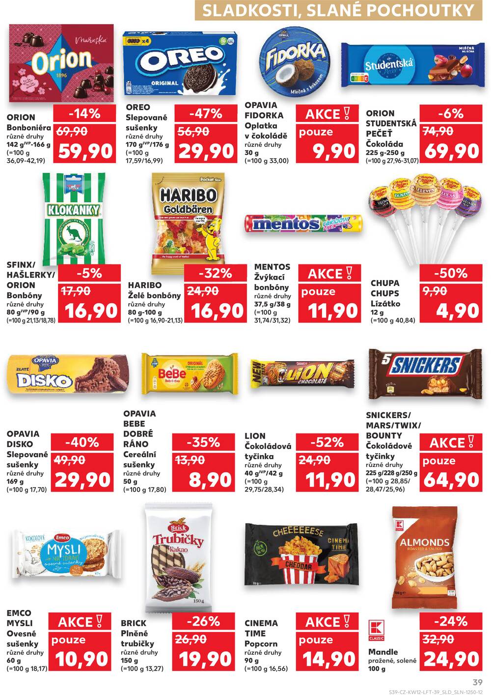 Leták Kaufland - Kaufland 18.3. - 24.3. - Kaufland - Rakovník (ul. Luženská) - strana 39