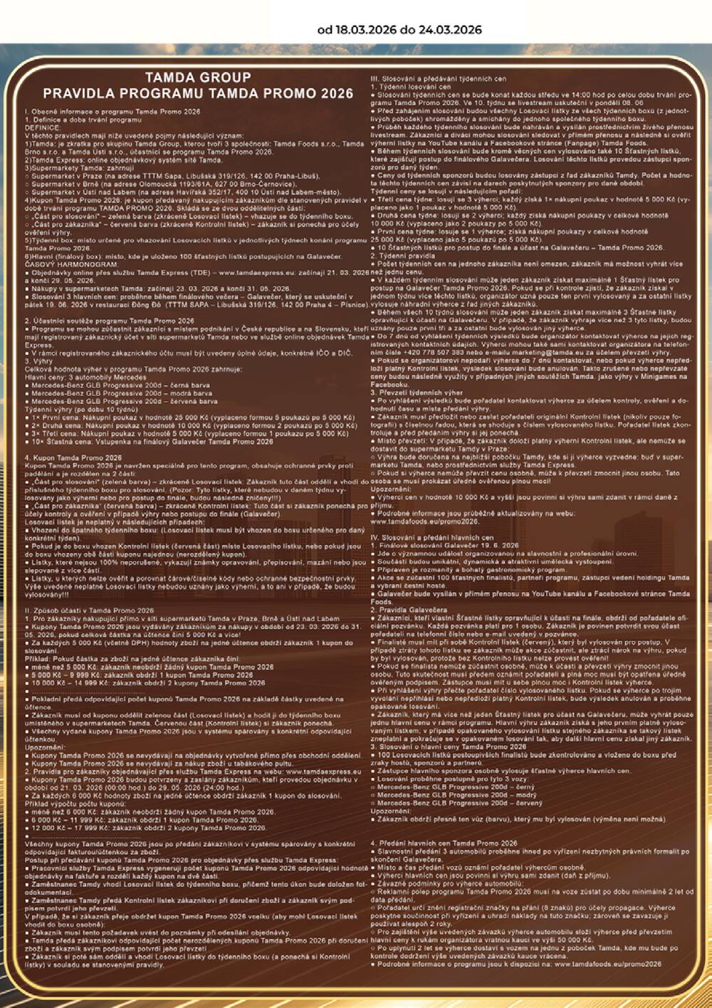 Tamda Foods od 18.3. do 24.3.2026