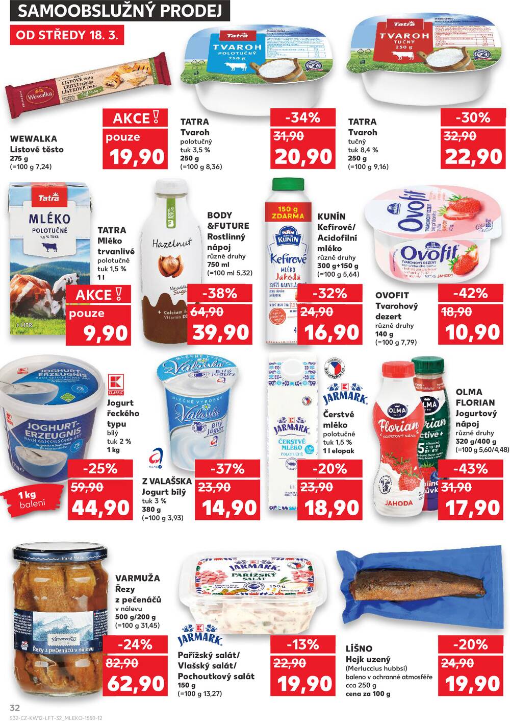 Leták Kaufland - Kaufland 18.3. - 24.3. - Kaufland - Jeseník 1 - strana 32