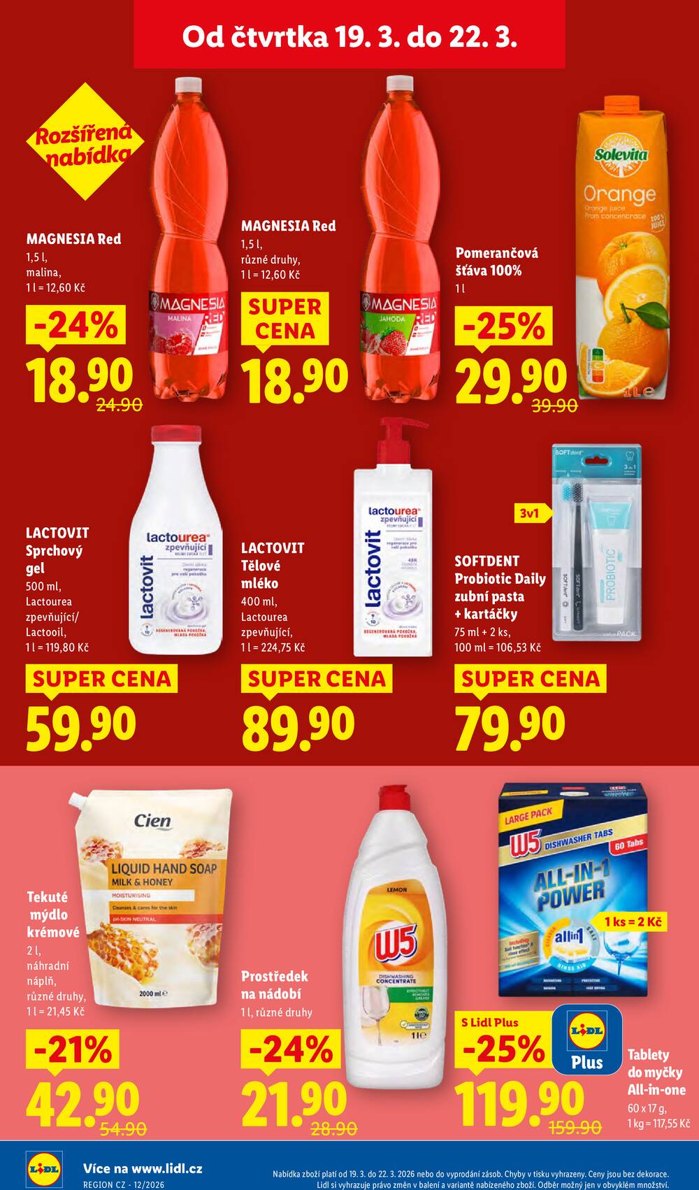 Leták Lidl - Lidl Čtvrtek od 19.3. do 22.3.2026 - strana 26