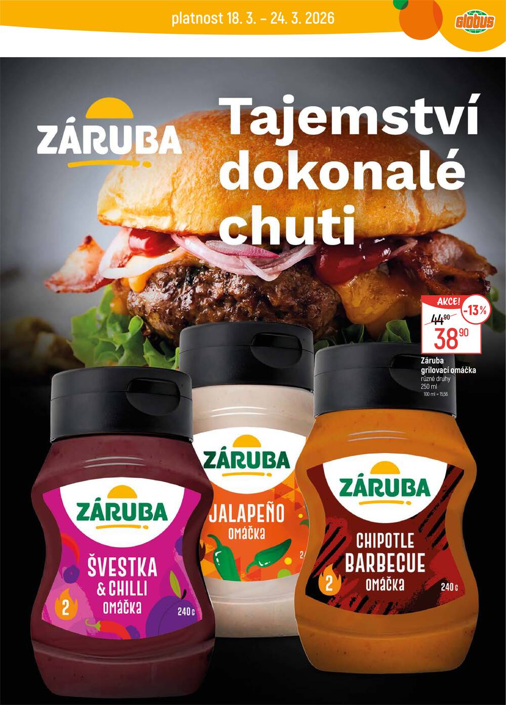 Leták Globus - Akční leták Globus 18.3. - 24.3.2026 - Globus Praha - Centrum Černý Most - strana 3