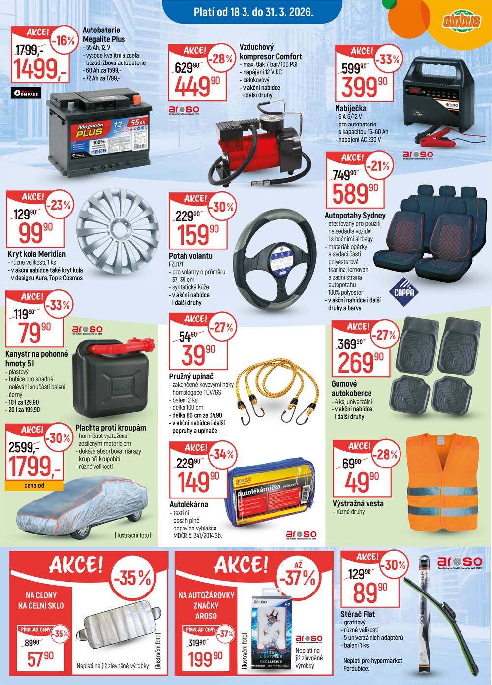 Akční leták Globus 18.3. - 31.3.2026 - Globus Praha - Čakovice