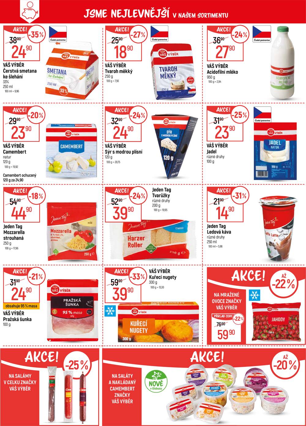 Akční leták Globus 18.3. - 24.3.2026 - Globus Praha - Čakovice