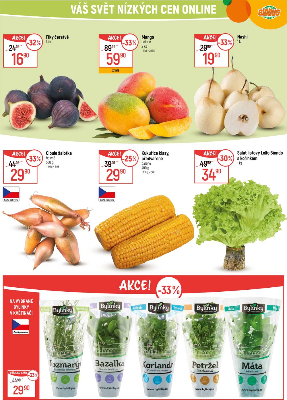 Akční leták Globus 18.3. - 24.3.2026 - Globus Praha - Čakovice