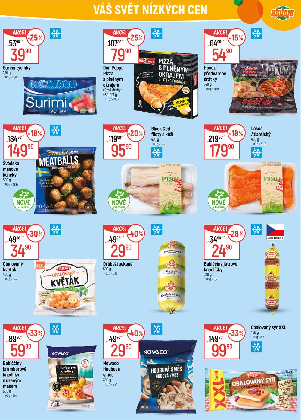 Akční leták Globus 18.3. - 24.3.2026 - Globus Praha - Čakovice
