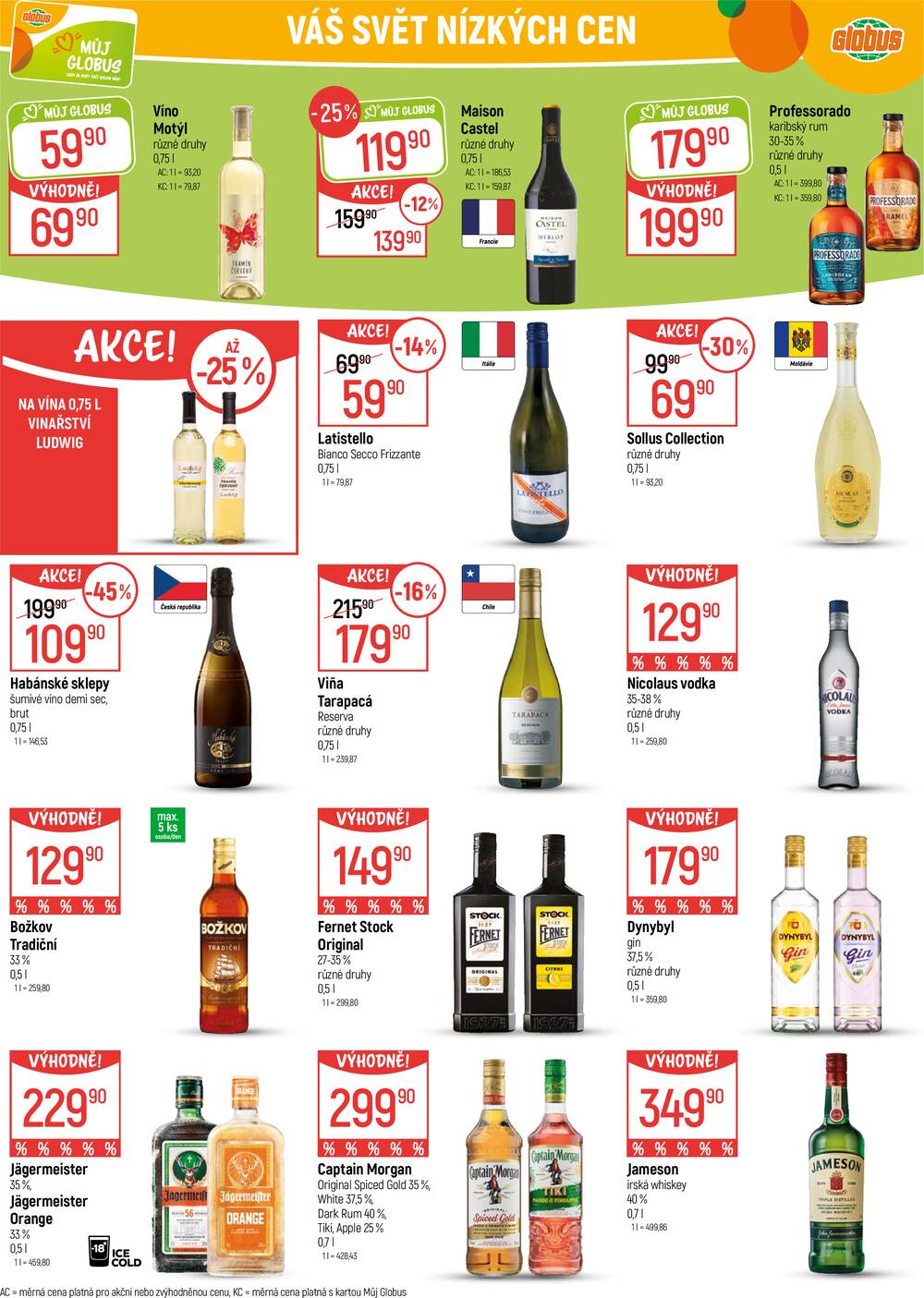 Akční leták Globus 18.3. - 24.3.2026 - Globus Praha - Zličín